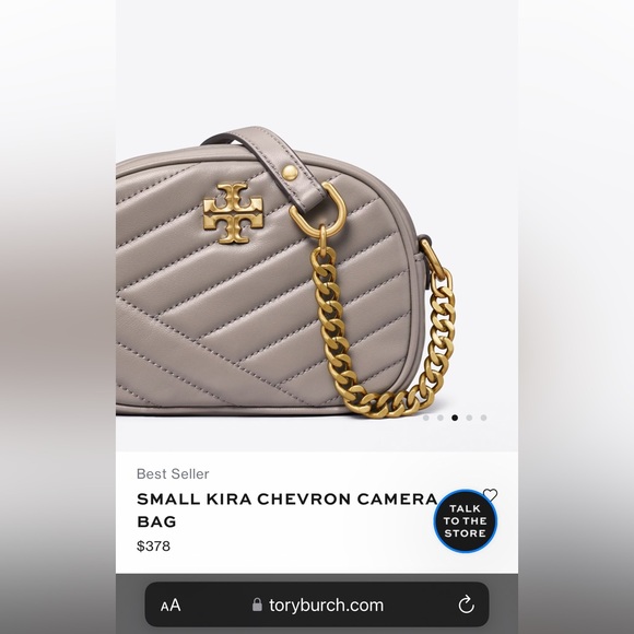 Tory Burch Small Kira Chevron Camera Bag - Picture 2 of 10